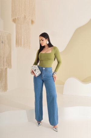 Calça Jeans Wide Leg Feminina em Algodão – Estilo Atemporal FURIA Jeans