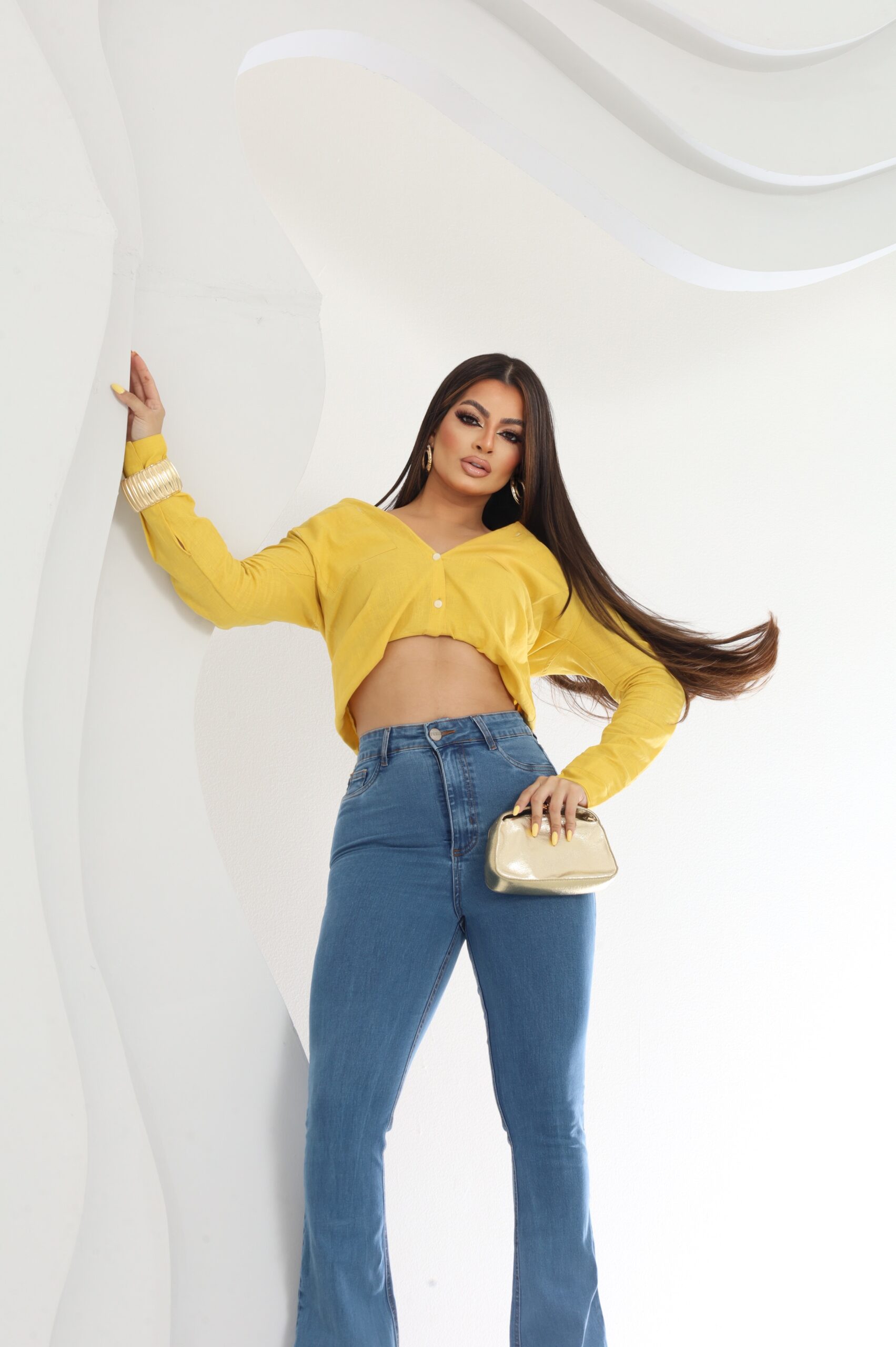 Calça Jeans Flare Feminina – Elegância e Alongamento da Silhueta FURIA Jeans - Imagem 4